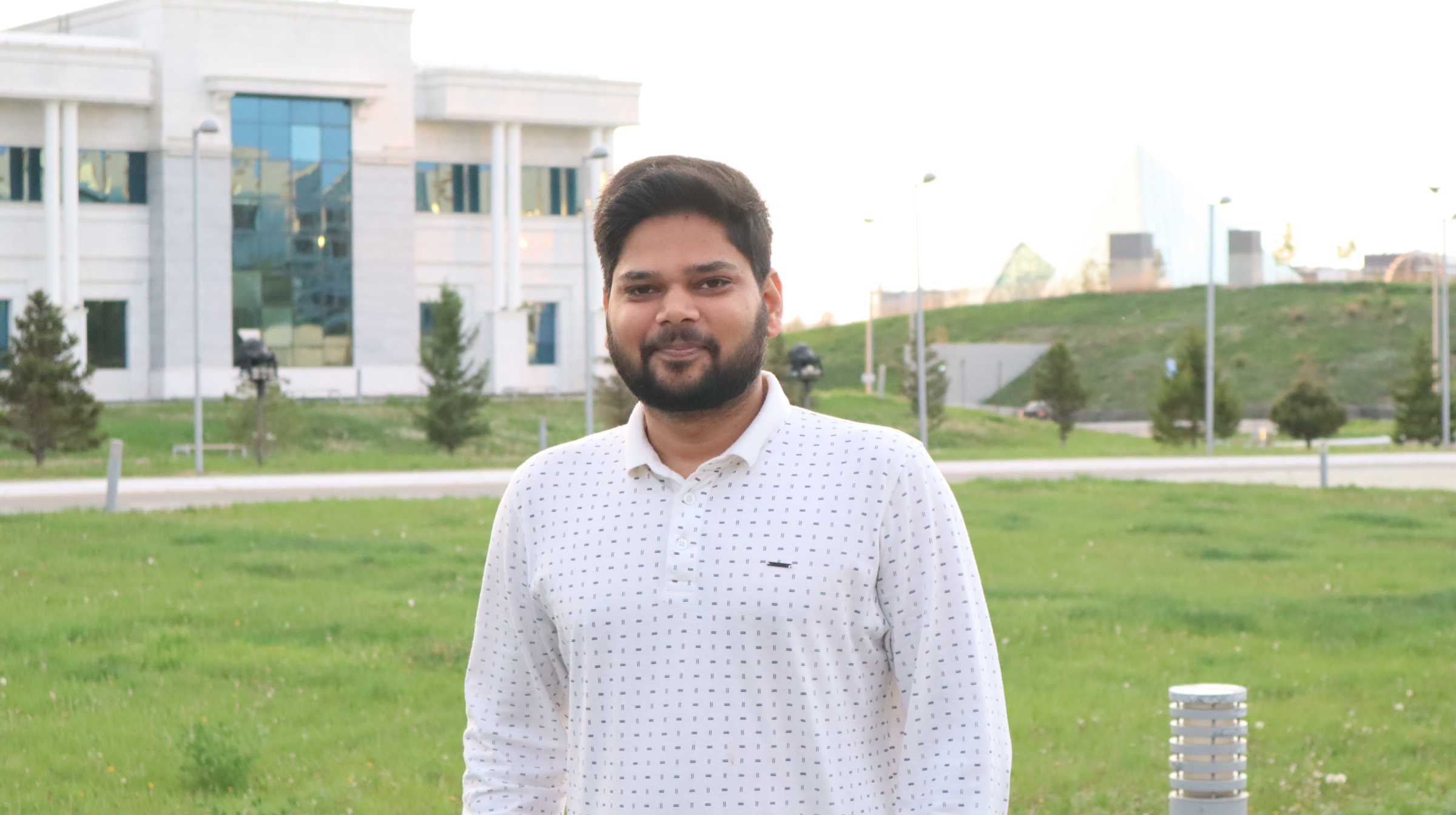 Tariq Abdullah outdoors in New Delhi